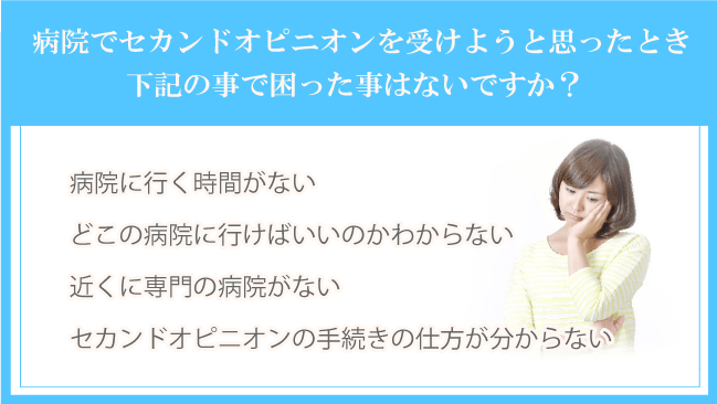 病院でセカンドオピニオンを受ける時困った事はないですか?